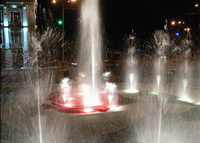 декоративная подсветка фонтанов