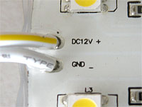 Провода светодиодного модуля